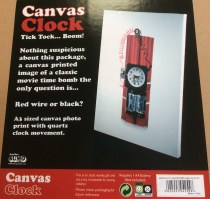 Canvas Clock Boom_label